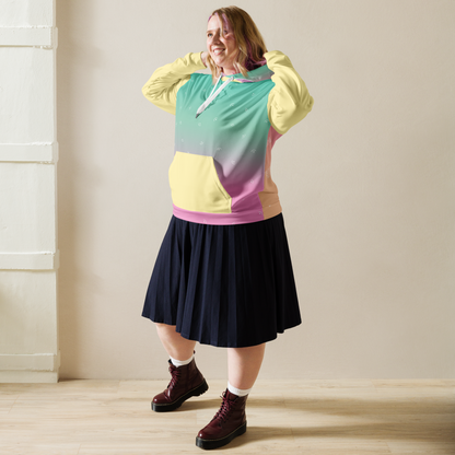 &quot;They/Them&quot; Hoodie – Vibrant LGBTQIA+ Identity Statement | Inclusive Pride Apparel