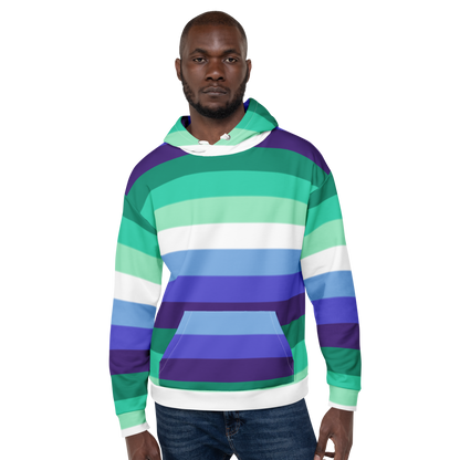 Gay Pride Flag Hoodie – Rainbow Print | Comfortable Inclusive Fit
