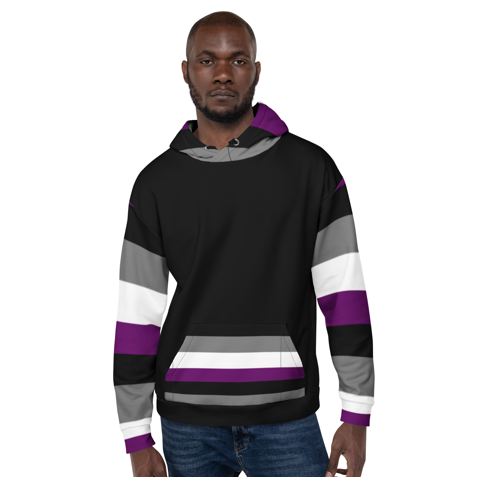 Asexual Pride Flag Hoodie – Comfortable, Empowering &amp; Authentic Style