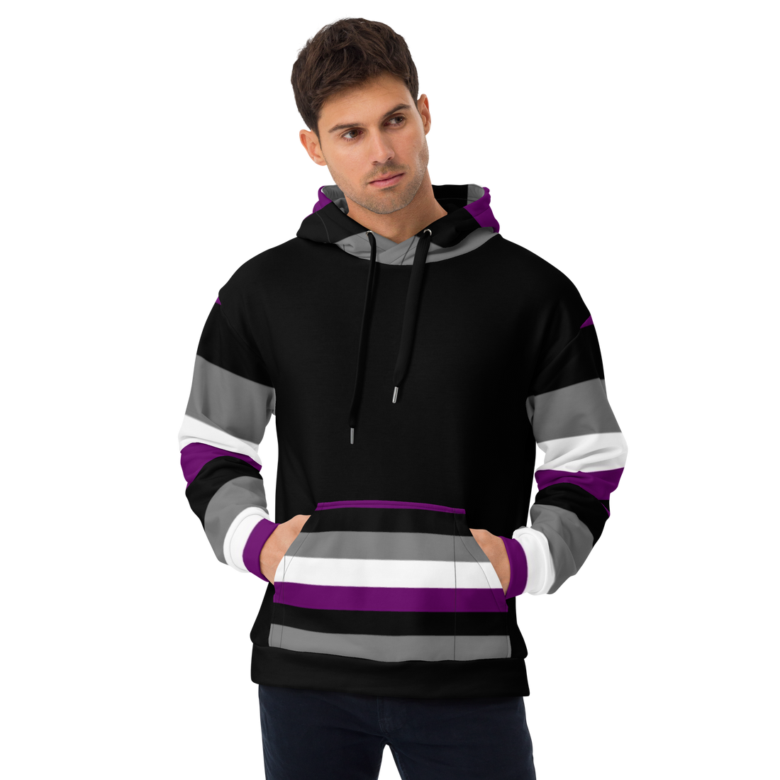 Asexual Pride Flag Hoodie – Comfortable, Empowering &amp; Authentic Style