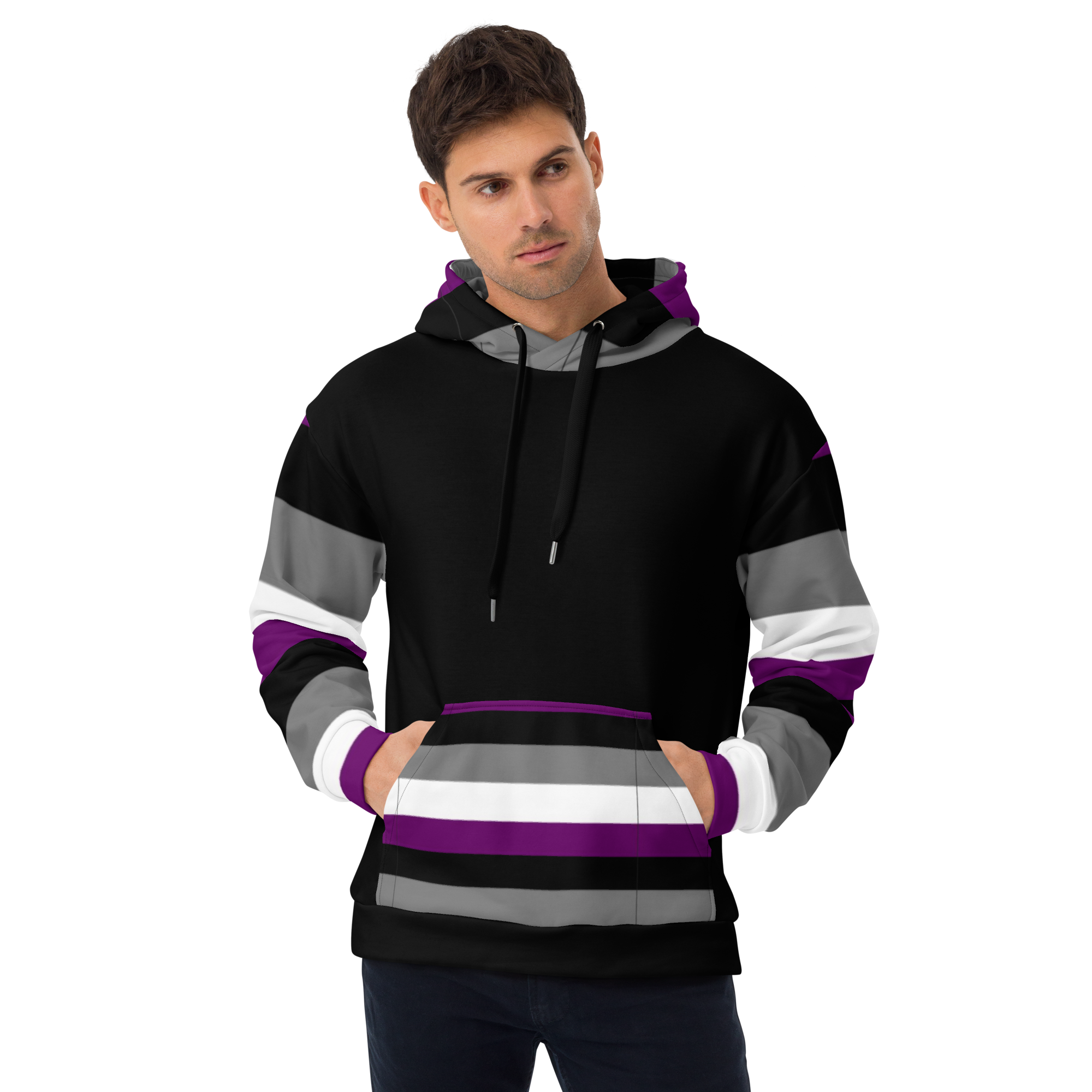 Asexual Pride Flag Hoodie – Comfortable, Empowering &amp; Authentic Style