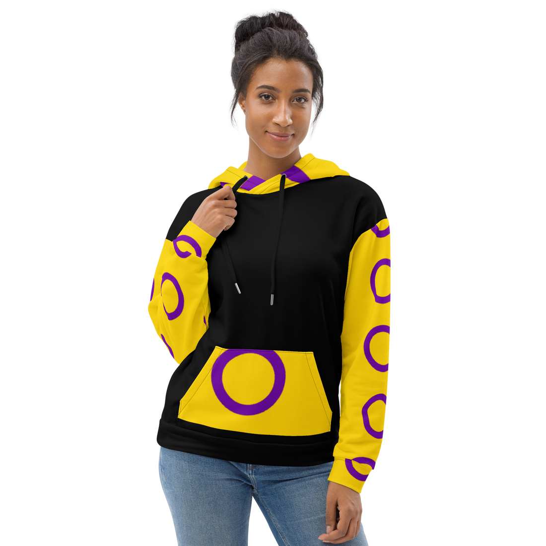 Intersex Pride Flag Hoodie – Bold, Inclusive & Comfortable