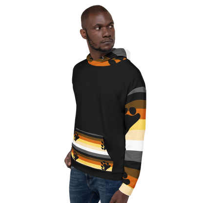 Bear Brotherhood Pride Hoodie – Inclusive LGBTQ+ Flag Design | Cosy and Durable