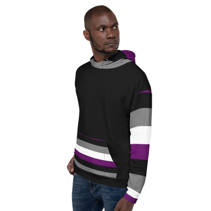 Asexual Pride Flag Hoodie – Comfortable, Empowering &amp; Authentic Style