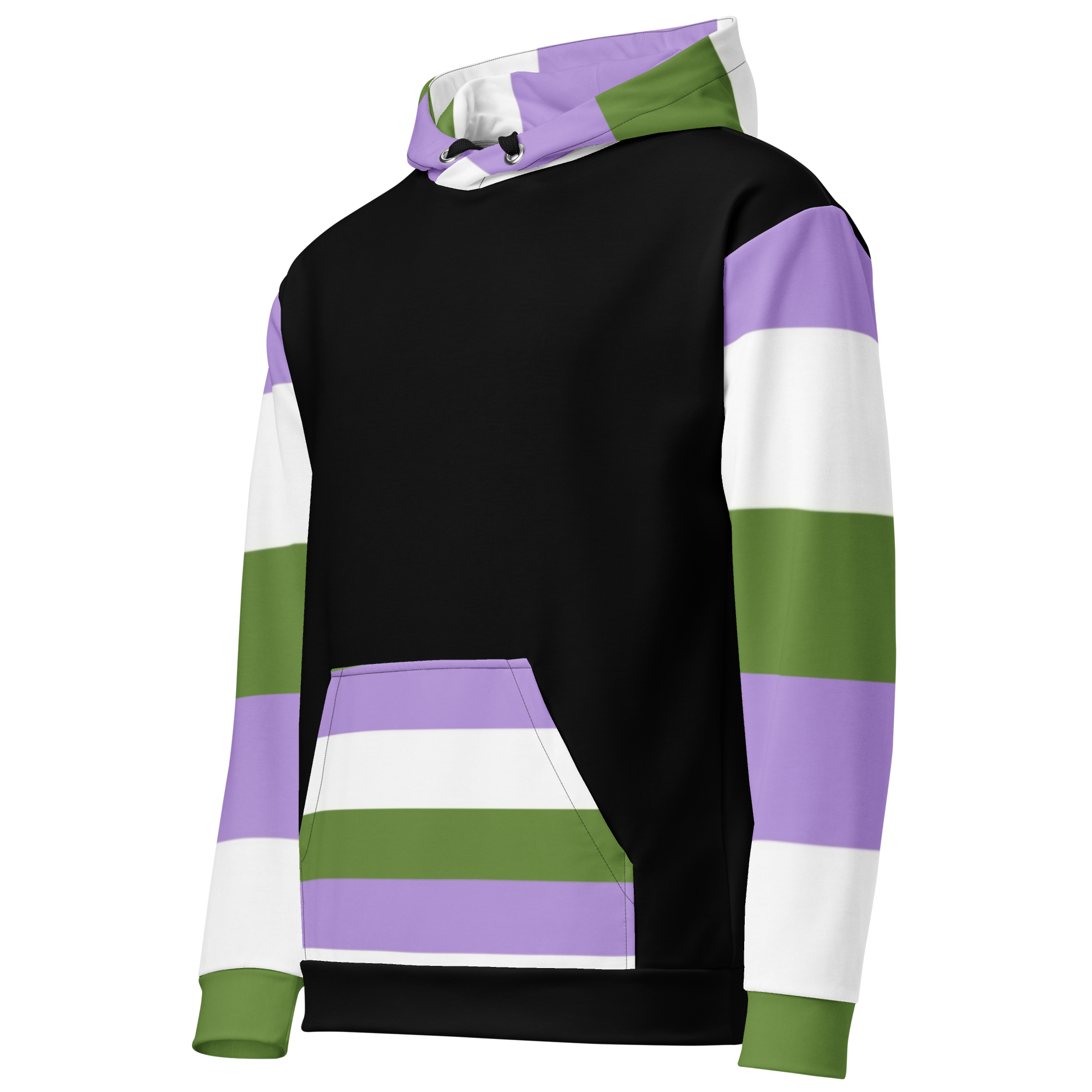 Genderqueer Pride Hoodie – Empowering Statement Design | Soft &amp; Durable Fit