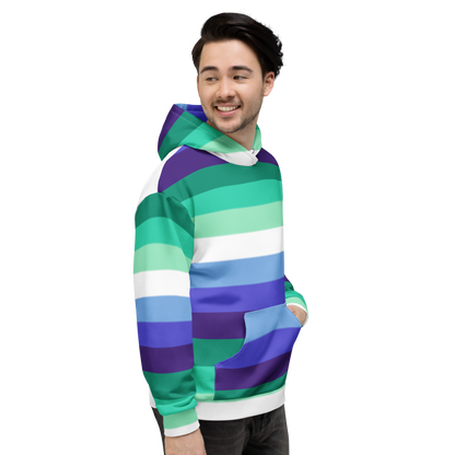 Gay Pride Flag Hoodie – Rainbow Print | Comfortable Inclusive Fit