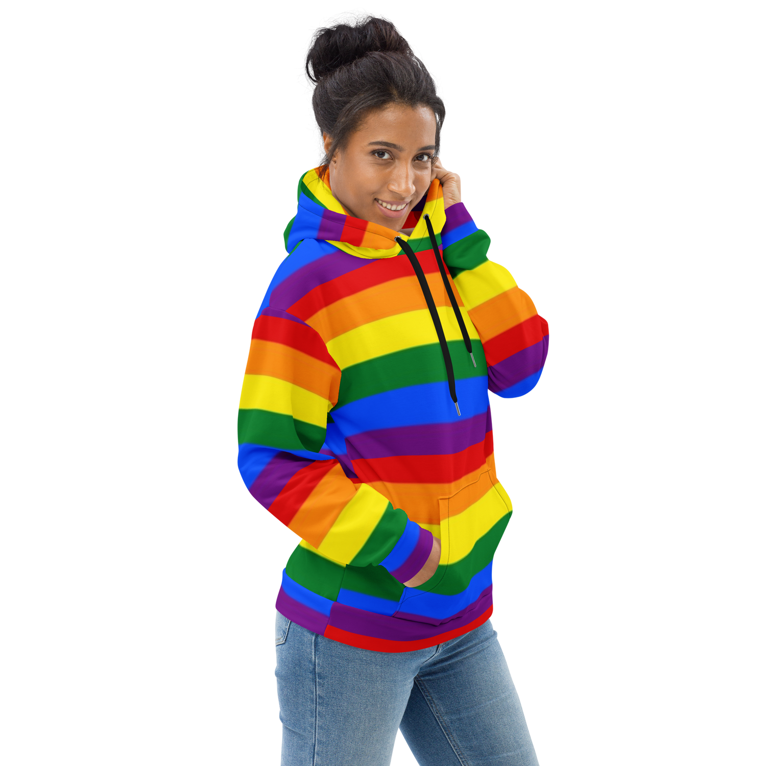 LGBTQ+ Rainbow Pride Flag Hoodie – Colourful, Inclusive &amp; Comfortable Statement Wear