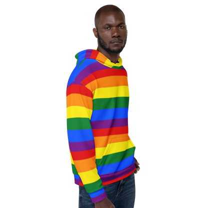 LGBTQ+ Rainbow Pride Flag Hoodie – Colourful, Inclusive &amp; Comfortable Statement Wear