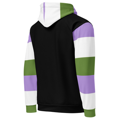 Genderqueer Pride Hoodie – Empowering Statement Design | Soft &amp; Durable Fit