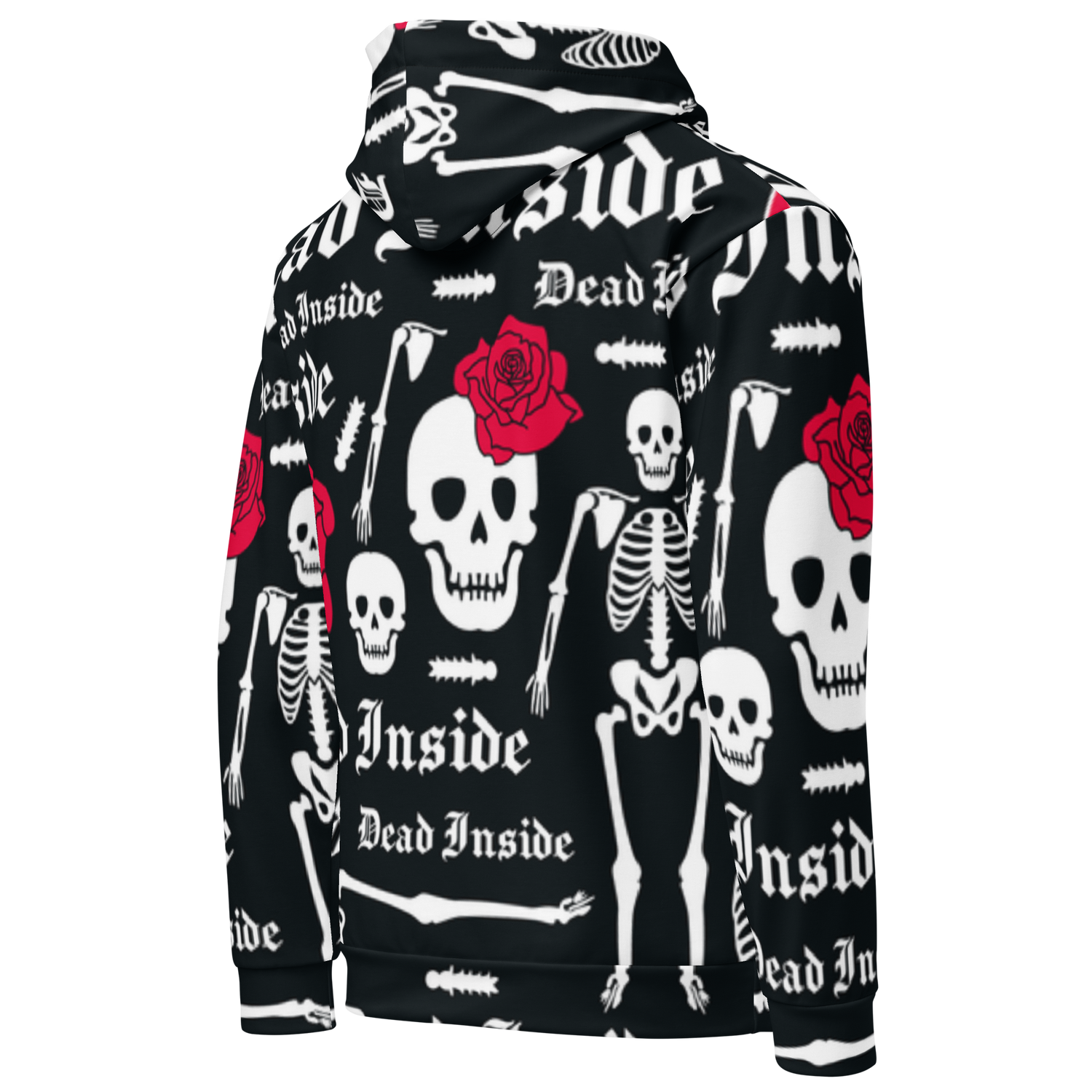 Skull &amp; Flowers Hoodie – “They” Identity Design | Bold &amp; Inclusive