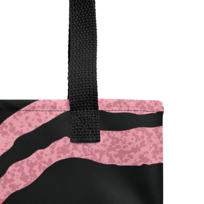 Large Abstract Floral Tote Bag – Durable, Colourful, Eco-Friendly Shoulder Bag for Everyday Use