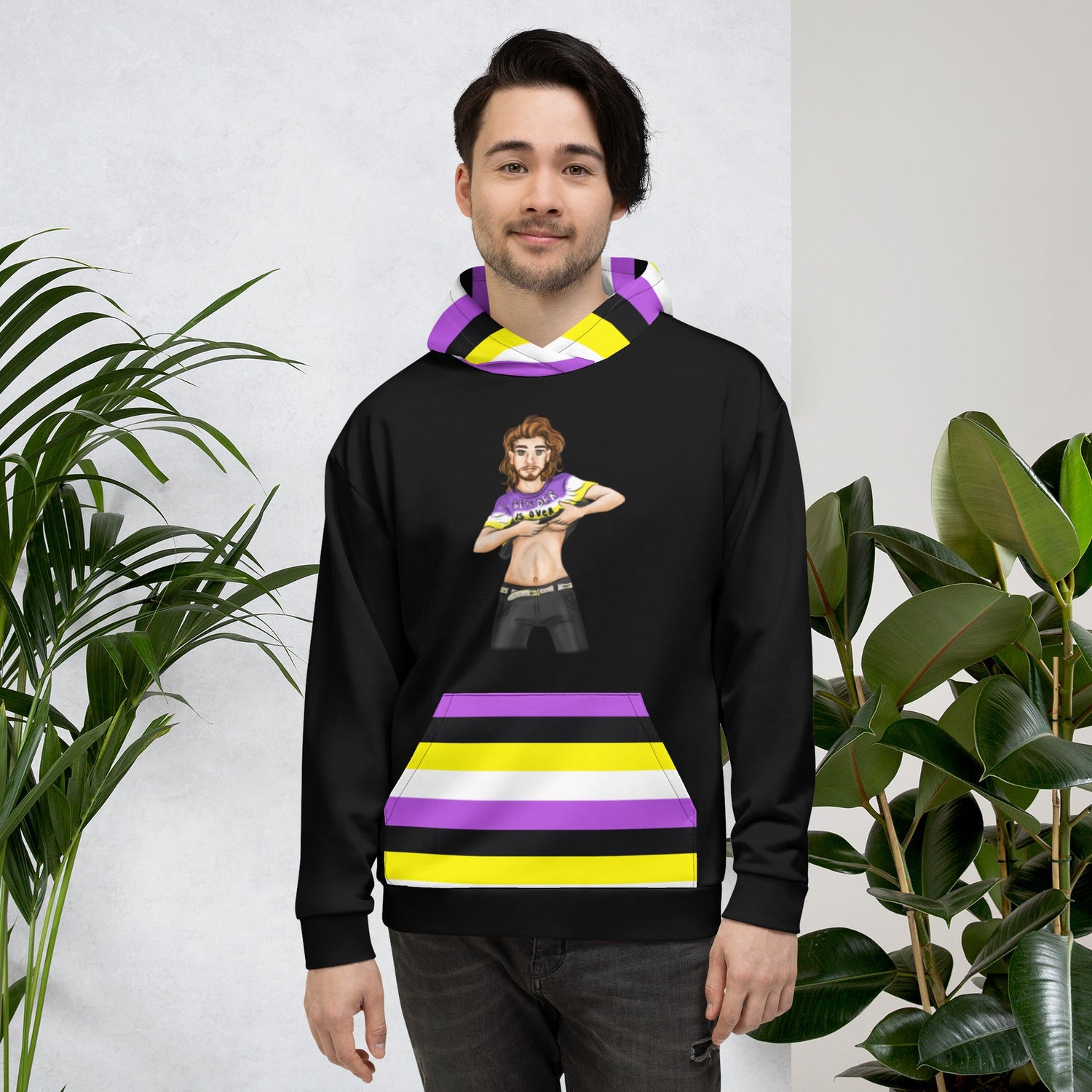 Diverse Identity Gender Is Over Hoodie – Inclusive, Comfortable, Statement Piece | Voce Lindx