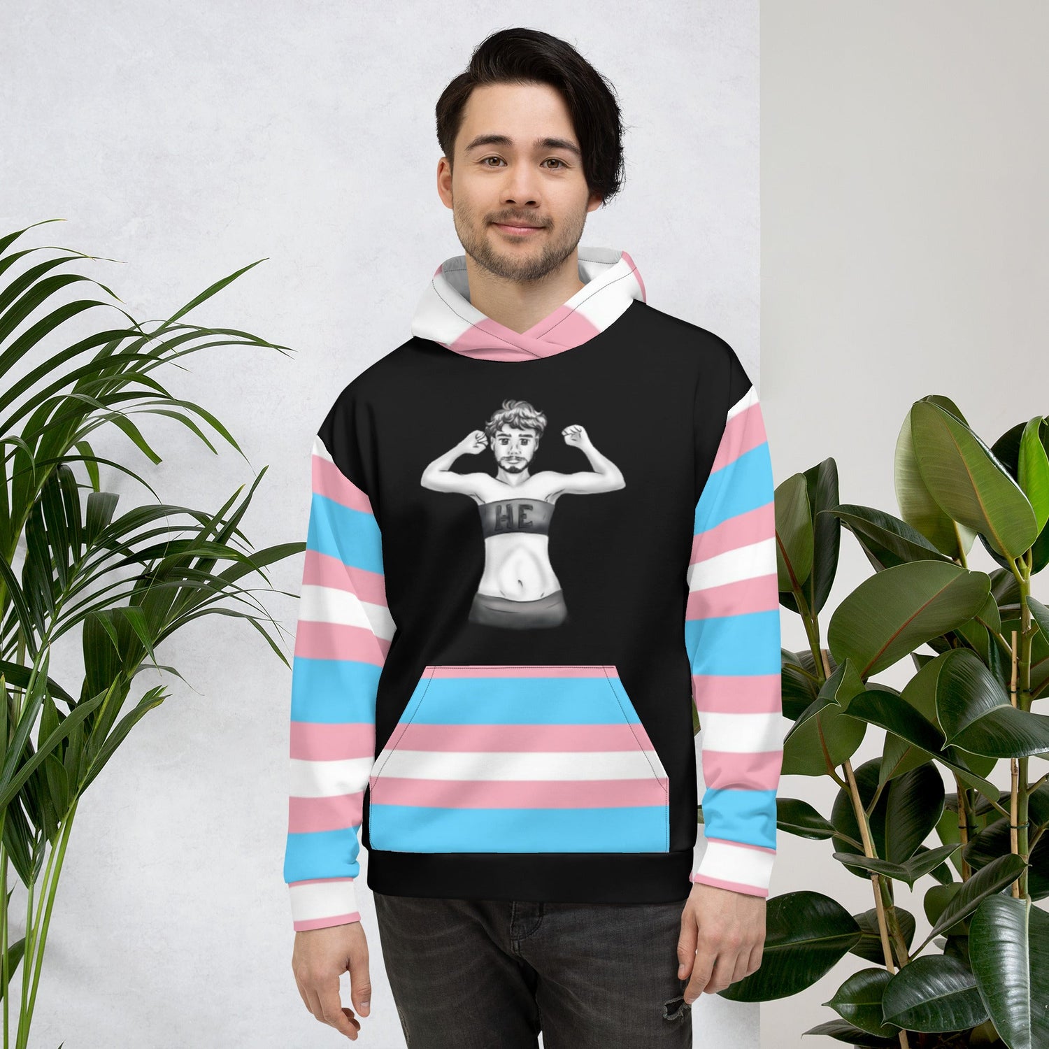 Hoodie – Gender Identity Pride Flag | Inclusive Gender-Neutral Pride Hoodie