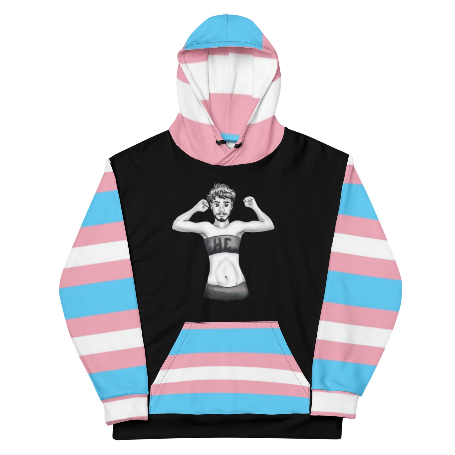 Hoodie – Gender Identity Pride Flag | Inclusive Gender-Neutral Pride Hoodie