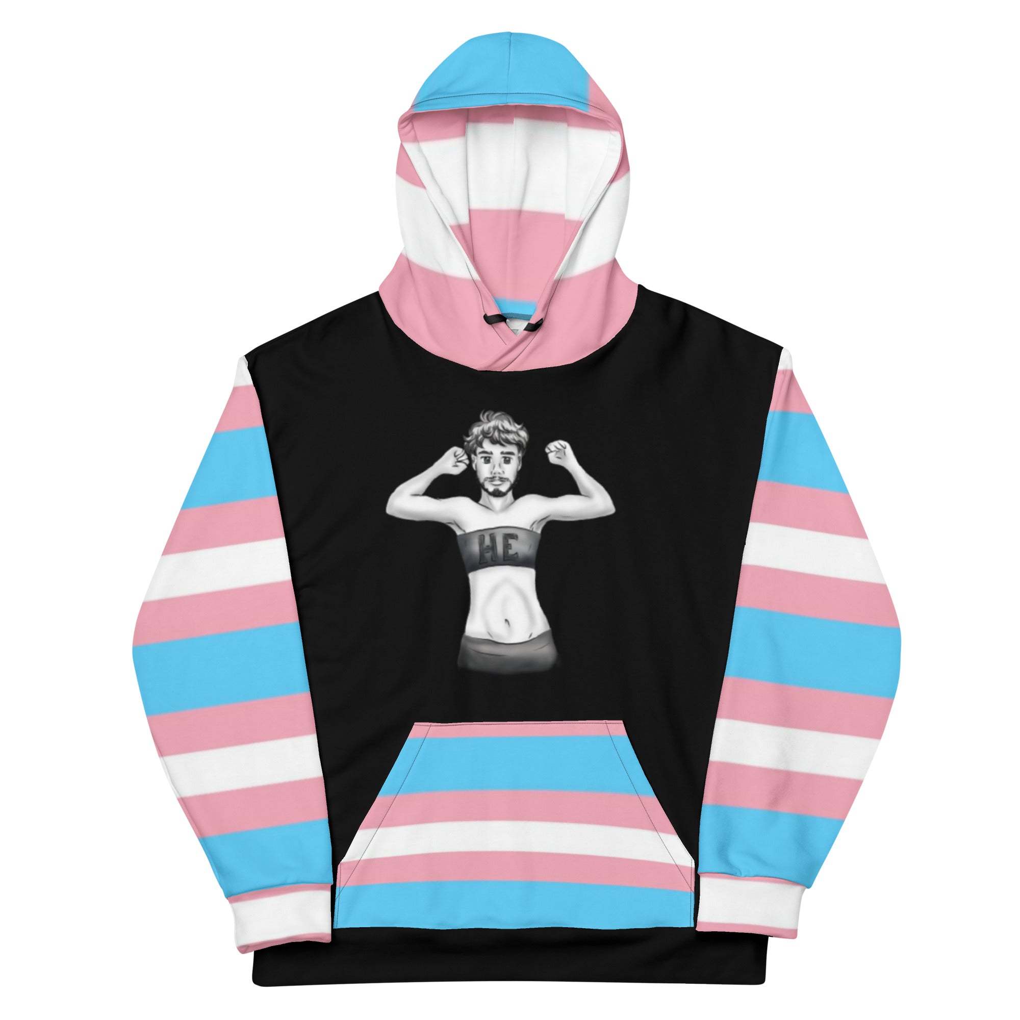 Hoodie – Gender Identity Pride Flag | Inclusive Gender-Neutral Pride Hoodie