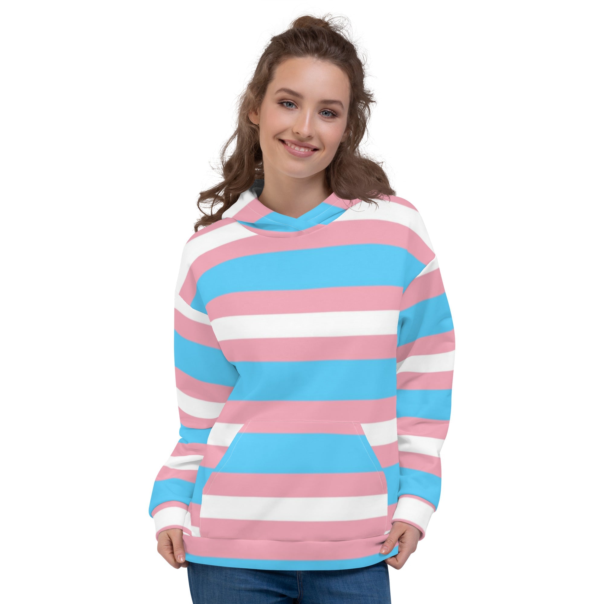 Trans Pride Hoodie – Planet Resistance Design | Bold, Comfortable, Inclusive Statement Piece