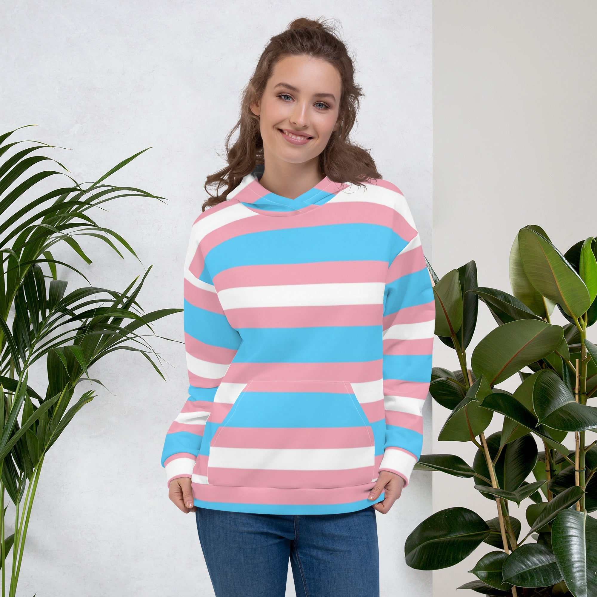 Trans Pride Hoodie – Planet Resistance Design | Bold, Comfortable, Inclusive Statement Piece