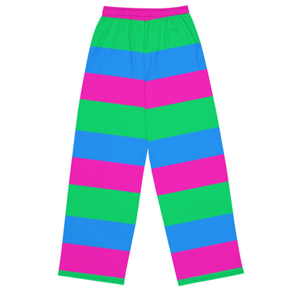Wide-Leg Pants with Polysexual Pride Flag – Colourful, Comfortable &amp; Inclusive Design