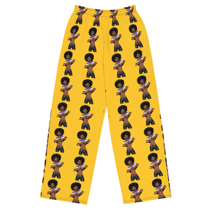 Intersex Pride Flag Wide-Leg Trousers – Comfortable, Colourful, and Inclusive Statement Wear