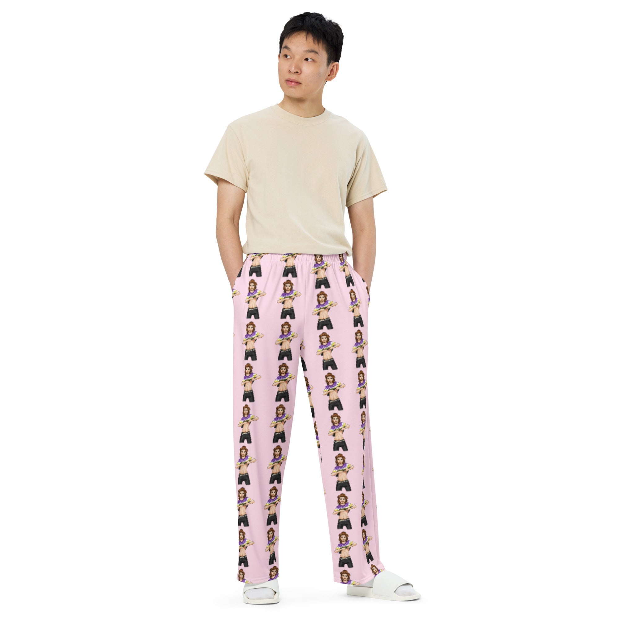 Wide-Leg Pants – Gender Identity Diverse Identity Pride Flag | Inclusive Gender-Neutral Trousers