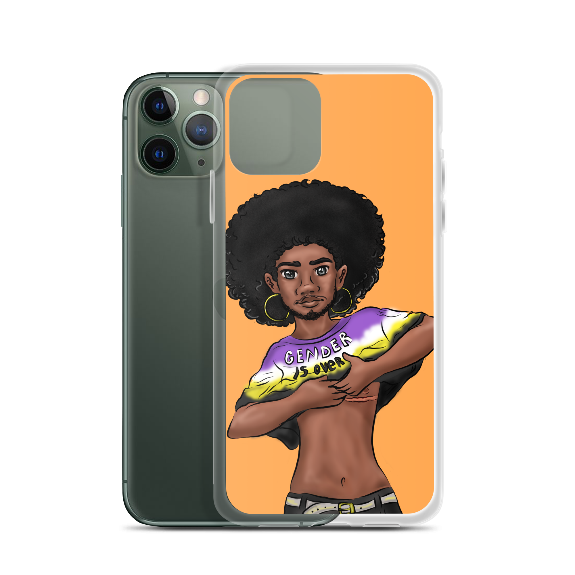 “Gender Is Over” iPhone Case , Black Representation
