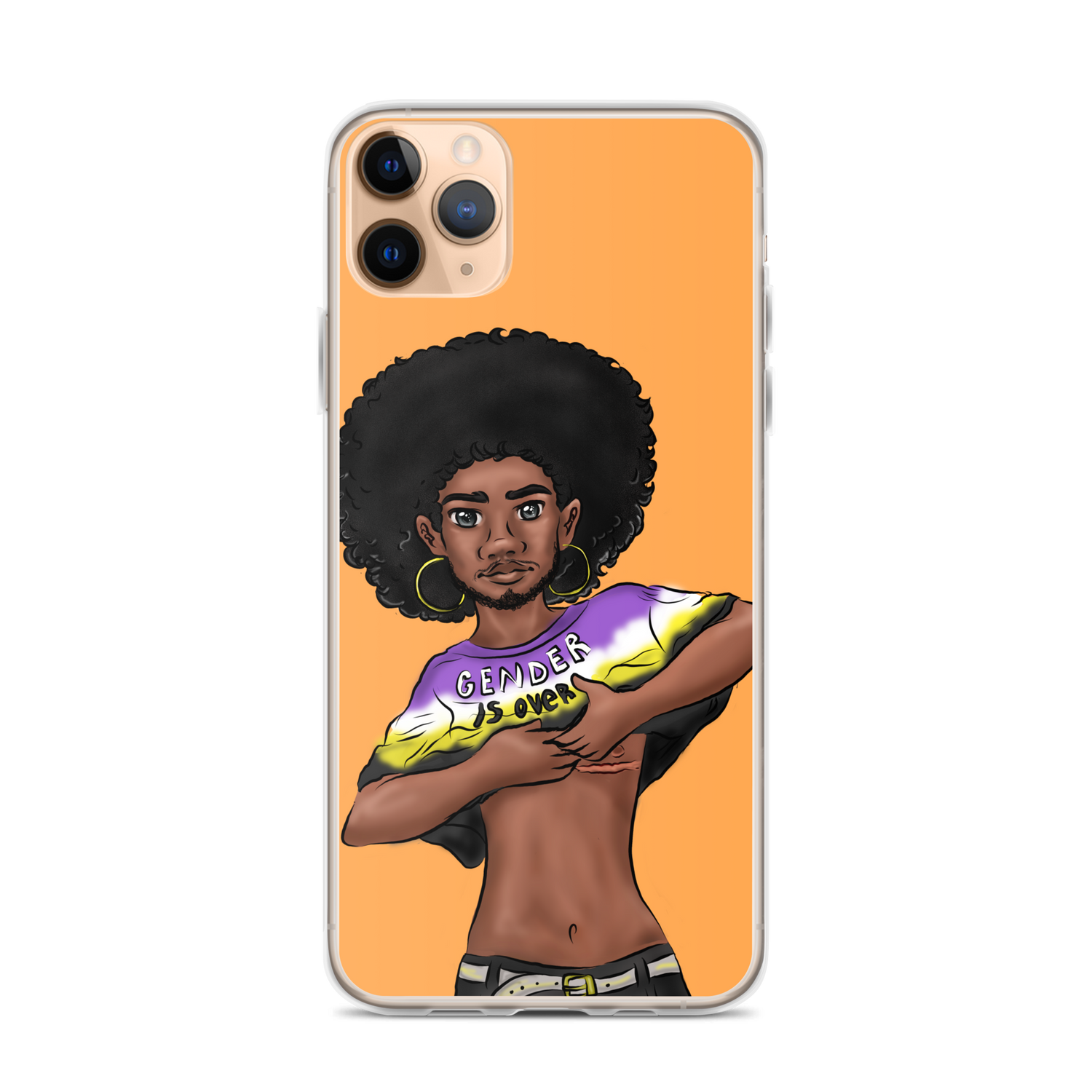 “Gender Is Over” iPhone Case , Black Representation