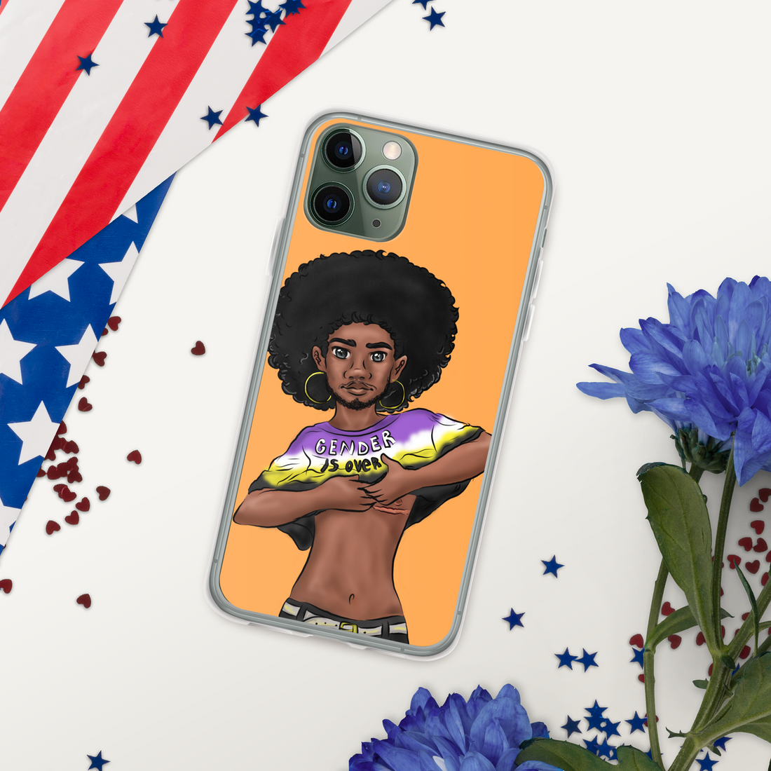 “Gender Is Over” iPhone Case , Black Representation