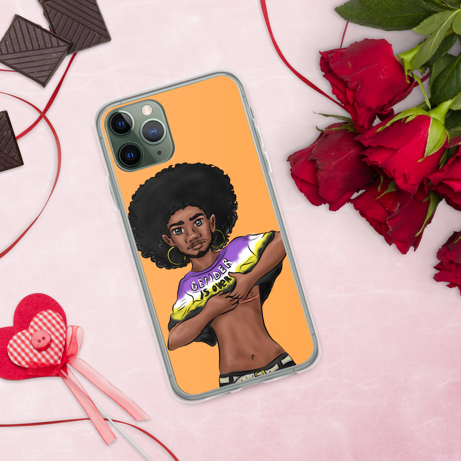 “Gender Is Over” iPhone Case , Black Representation