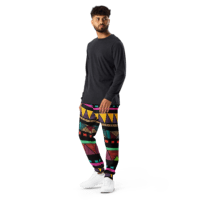 VOCE LINDX African Joggers – 100 % Polyester Sublimation Print with Elastic Waist &amp; Pocket – Inclusive Lounge Pants