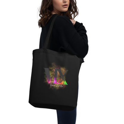 Eco Tote Bag – “Two Moons” Celestial Print | Reusable Cotton Shopping Bag | Voce Lindx
