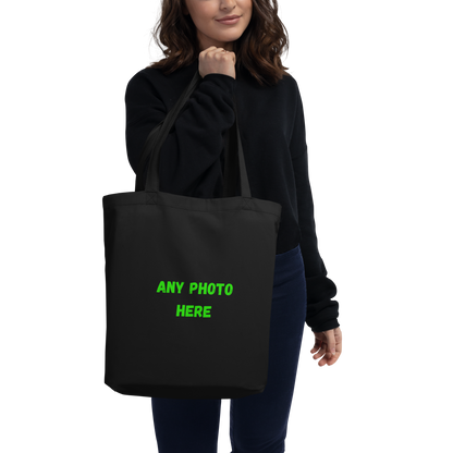 VOCE LINDX Eco Tote Bag – Upload Your Photo or Design – Reusable Cotton Canvas Shopper