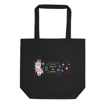 Eco Tote Bag – “Two Moons” Celestial Print | Reusable Cotton Shopping Bag | Voce Lindx