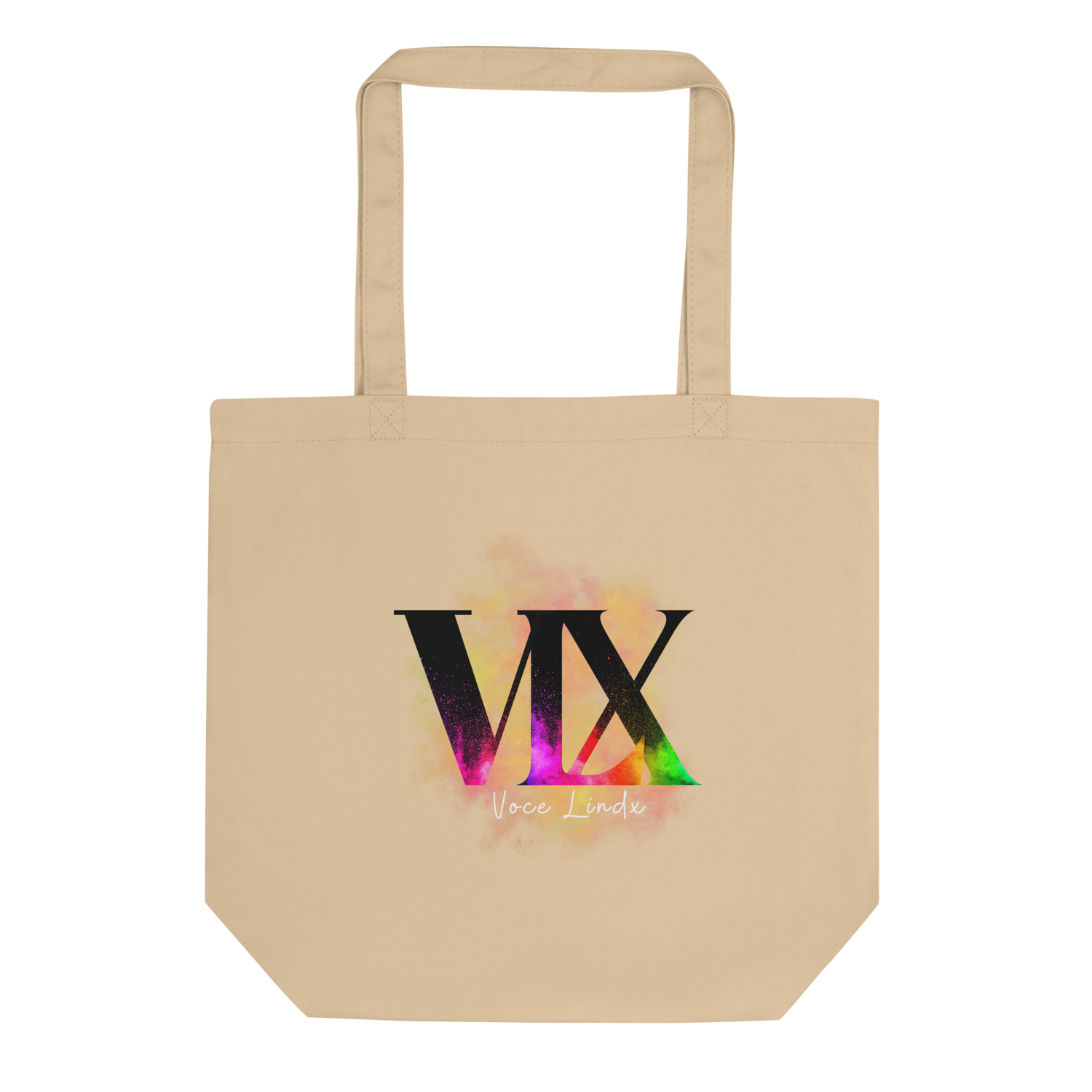 Eco Tote Bag – “Two Moons” Celestial Print | Reusable Cotton Shopping Bag | Voce Lindx