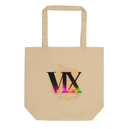 Eco Tote Bag – “Two Moons” Celestial Print | Reusable Cotton Shopping Bag | Voce Lindx