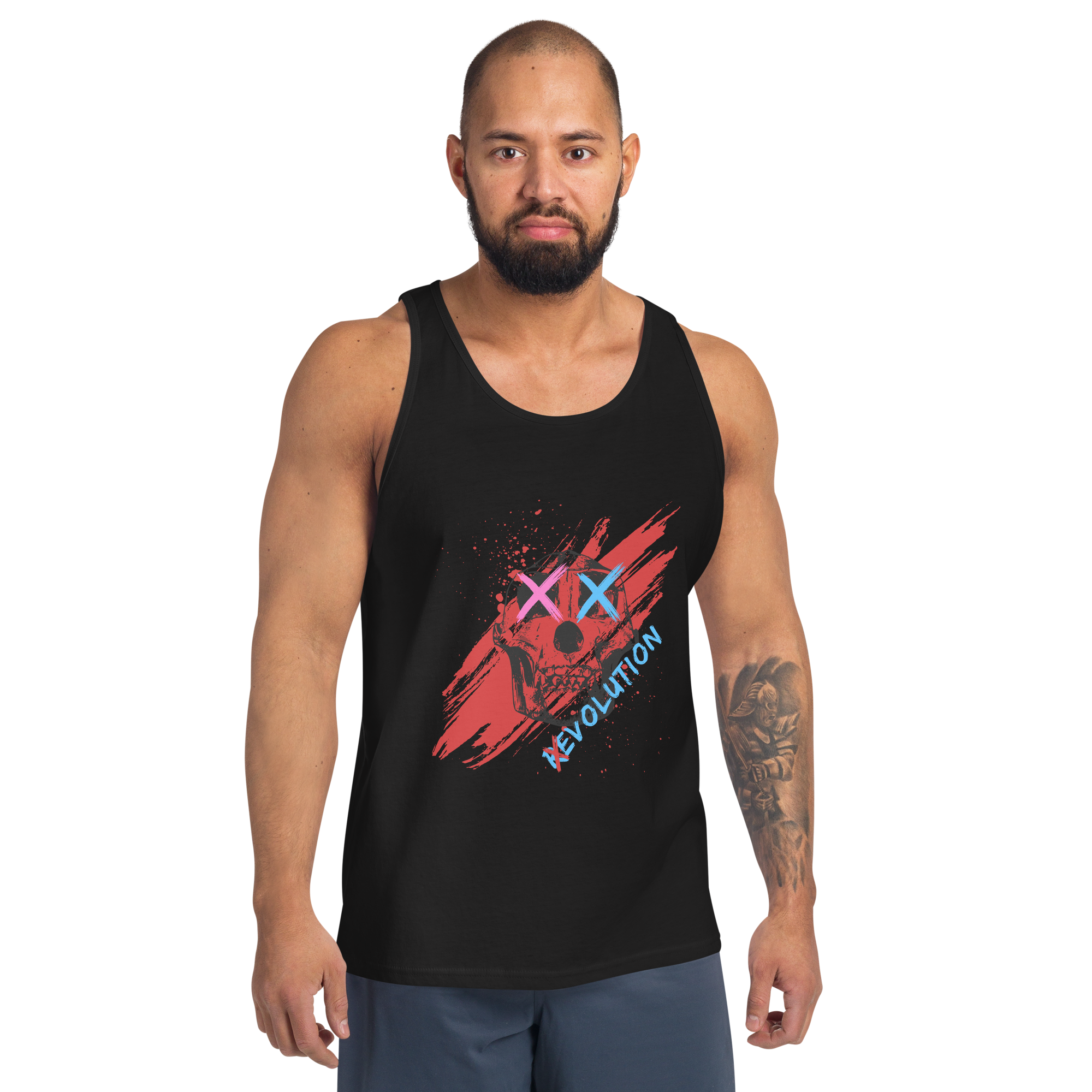 VOCE LINDX Classic Cotton Tank Top – 100 % Combed &amp; Ring‑Spun Cotton – Soft Staple Vest