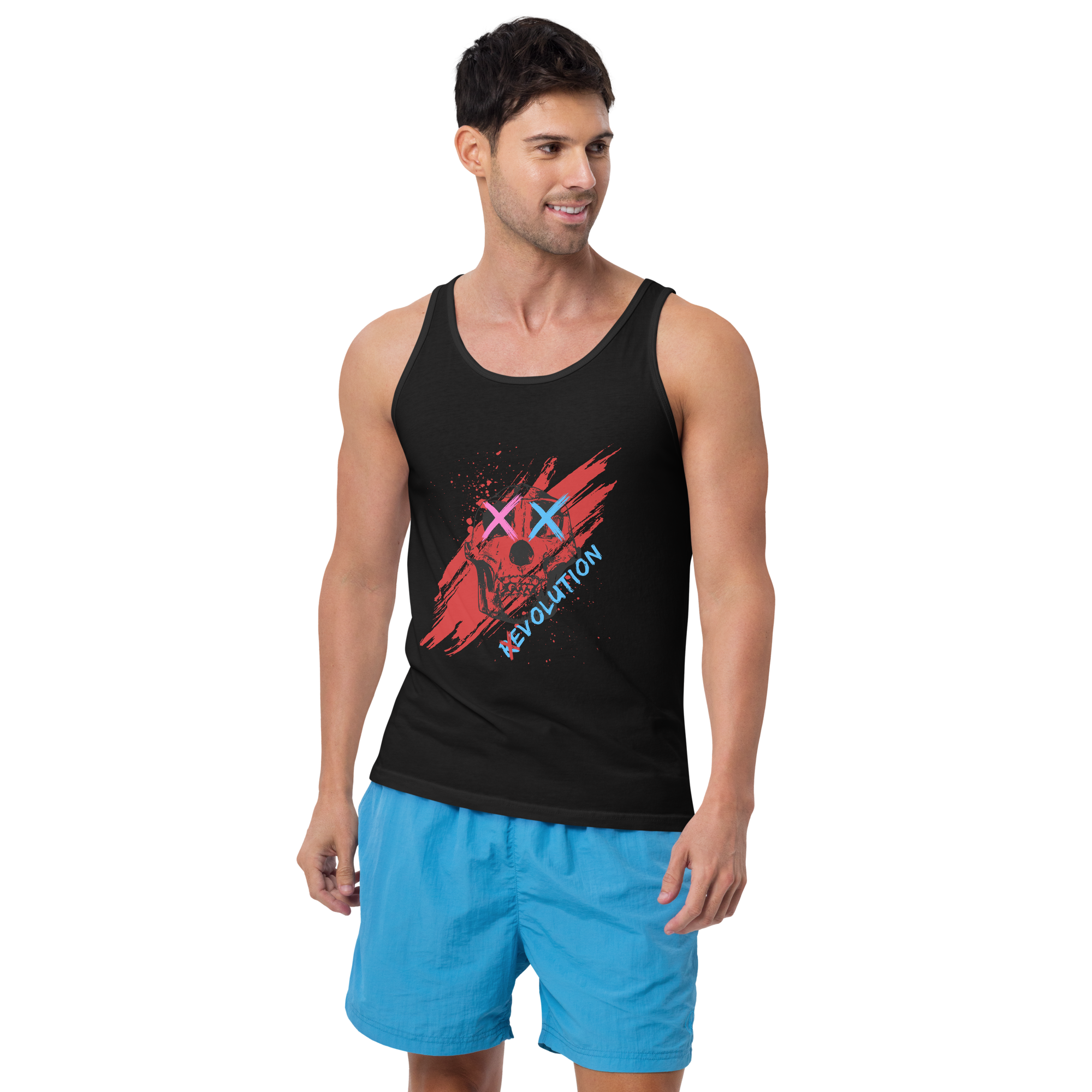 VOCE LINDX Classic Cotton Tank Top – 100 % Combed &amp; Ring‑Spun Cotton – Soft Staple Vest