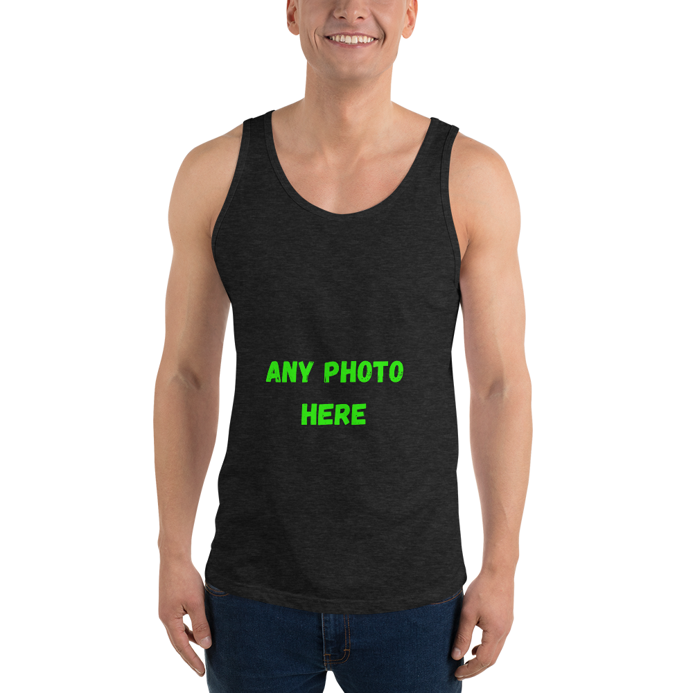 VOCE LINDX Short Sleeve T‑Shirt – Upload Your Photo or Image – 100 % Cotton Jersey, Personalised &amp; Comfortable