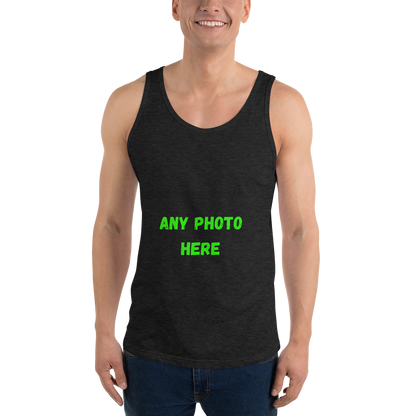 VOCE LINDX Short Sleeve T‑Shirt – Upload Your Photo or Image – 100 % Cotton Jersey, Personalised &amp; Comfortable