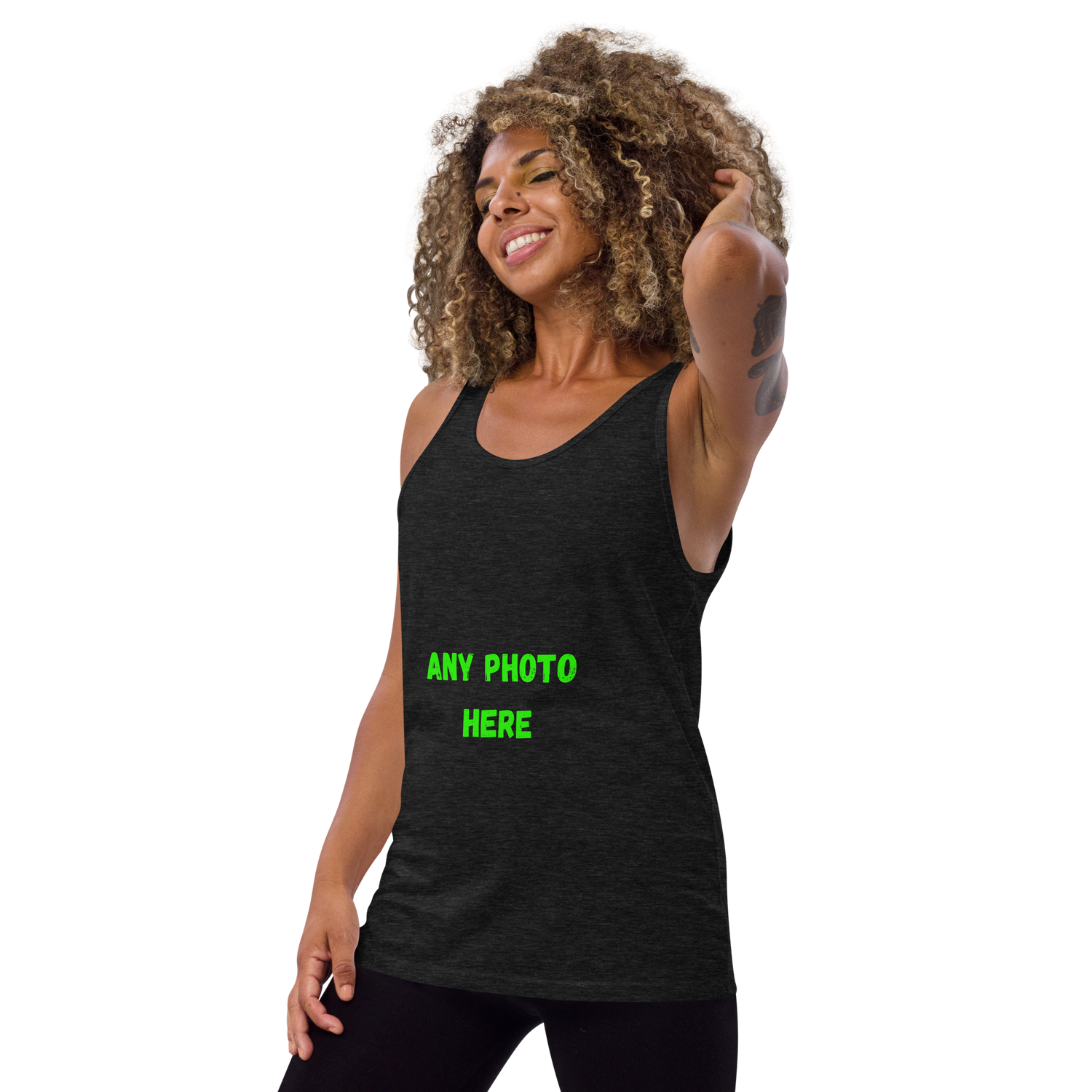 VOCE LINDX Short Sleeve T‑Shirt – Upload Your Photo or Image – 100 % Cotton Jersey, Personalised &amp; Comfortable