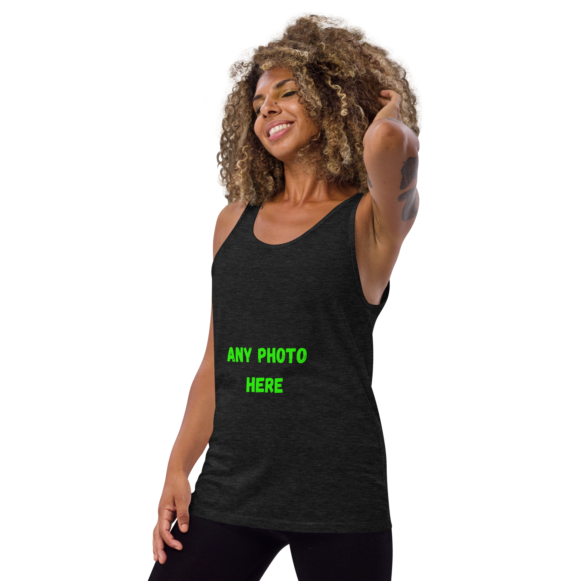 VOCE LINDX Short Sleeve T‑Shirt – Upload Your Photo or Image – 100 % Cotton Jersey, Personalised &amp; Comfortable