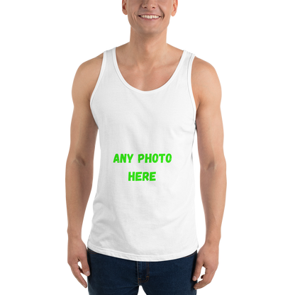 VOCE LINDX Short Sleeve T‑Shirt – Upload Your Photo or Image – 100 % Cotton Jersey, Personalised &amp; Comfortable