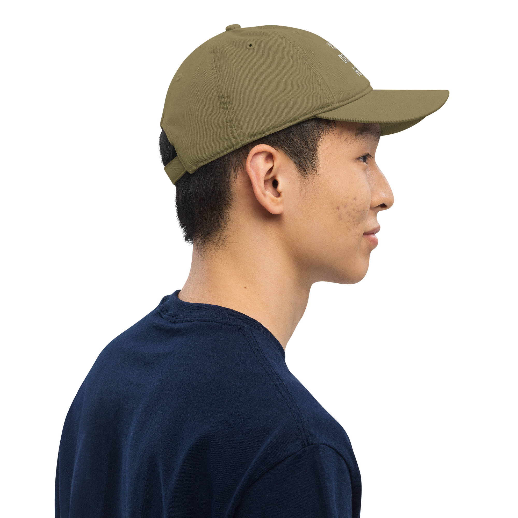 VOCE LINDX Organic Hat – Custom Design or Text – 100 % Organic Cotton Cap, Eco‑Friendly &amp; Personalised
