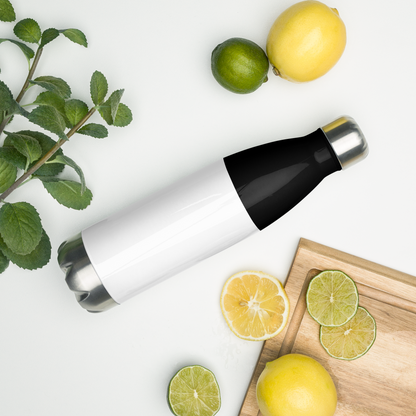 Stainless Steel Water Bottle – Straight Ally Flag | Inclusive Gender-Neutral Drinkware