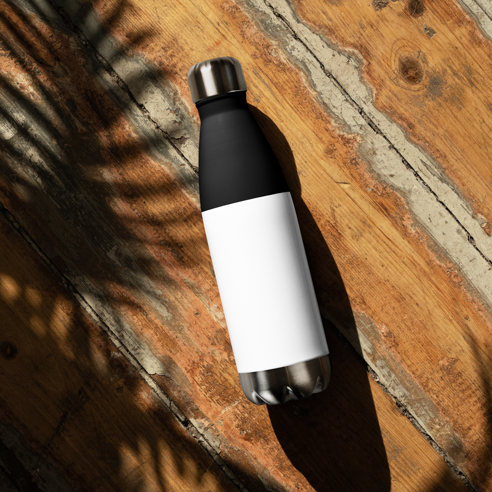 Stainless Steel Water Bottle – Straight Ally Flag | Inclusive Gender-Neutral Drinkware