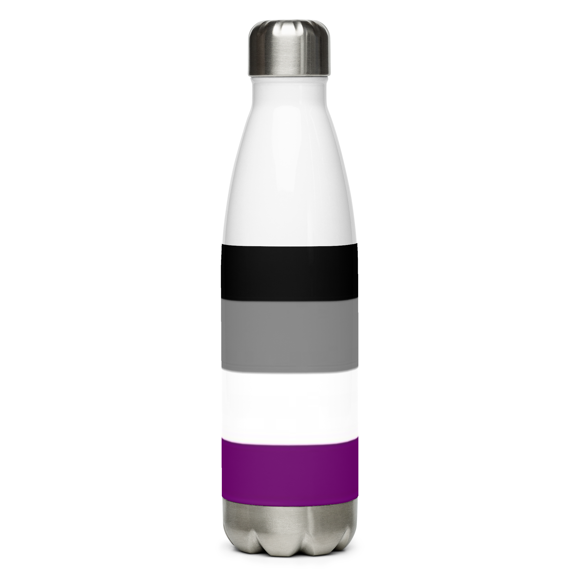 VOCE LINDX Asexual Flag Stainless Steel Water Bottle – 500 ml Vacuum-Insulated, Leak-Proof, Colourful Design