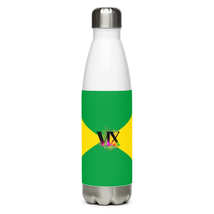 VOCE LINDX Brazil Flag Stainless Steel Water Bottle – 500ml Vacuum-Insulated, Leak-Proof, BPA-Free Travel Flask