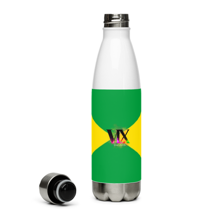 VOCE LINDX Brazil Flag Stainless Steel Water Bottle – 500ml Vacuum-Insulated, Leak-Proof, BPA-Free Travel Flask