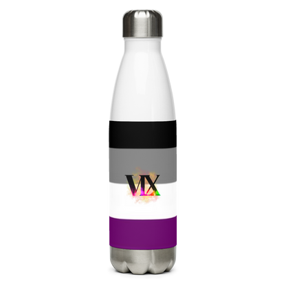 VOCE LINDX Asexual Flag Stainless Steel Water Bottle – 500 ml Vacuum-Insulated, Leak-Proof, Colourful Design