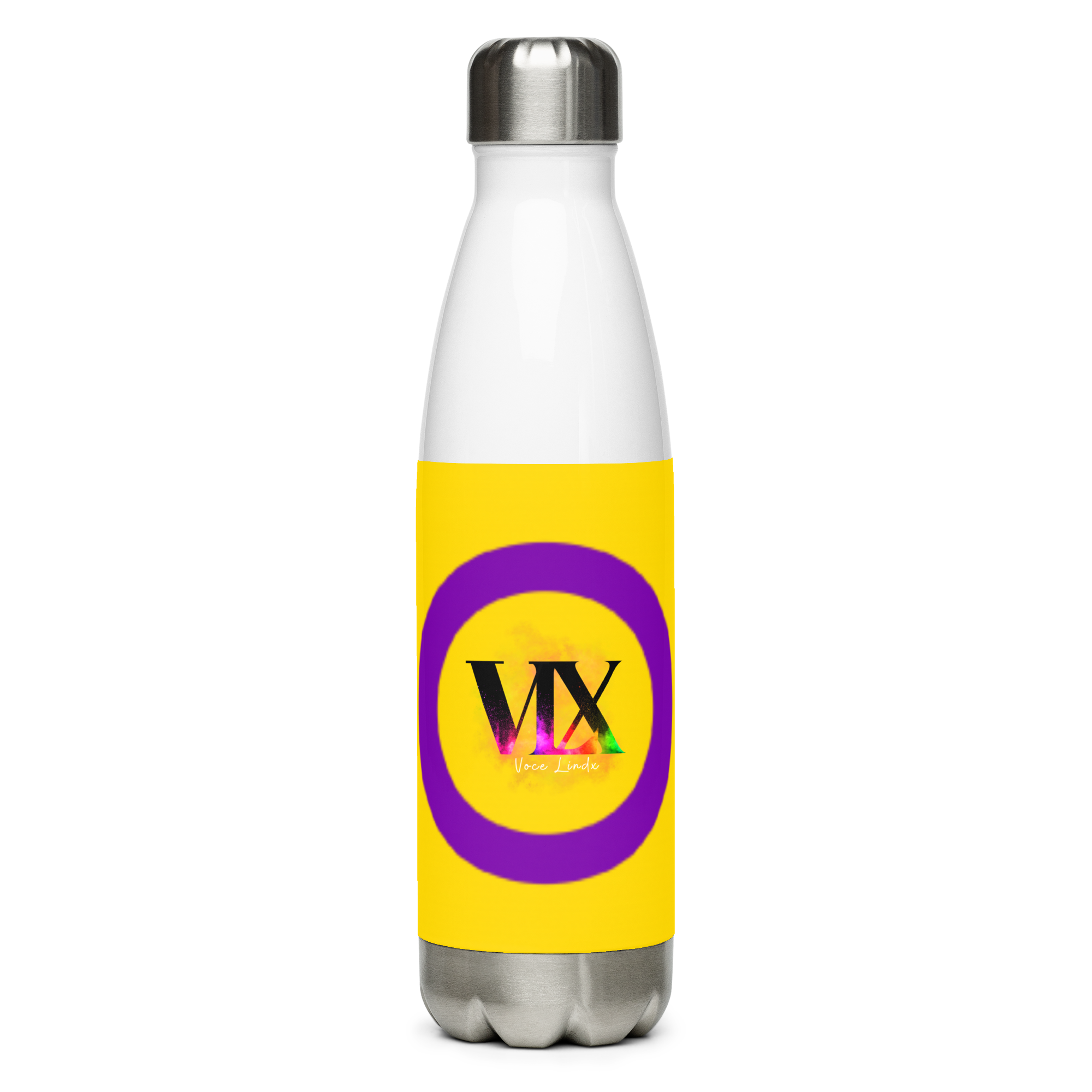 Intersex Pride Flag Stainless Steel Water Bottle – 500ml BPA-Free Reusable Insulated Flask | LGBTQIA+ Visibility Design