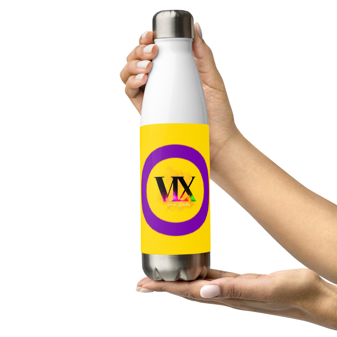 Intersex Pride Flag Stainless Steel Water Bottle – 500ml BPA-Free Reusable Insulated Flask | LGBTQIA+ Visibility Design